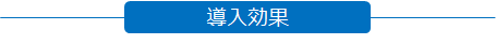 事例1. 真の稼働率測定 導入効果